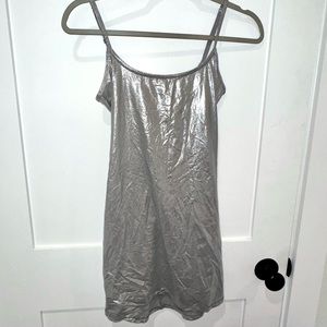 SKIMS Fits Everybody Slip Dress Silver